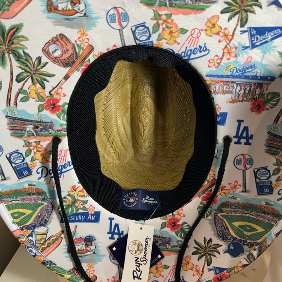 Reyn Spooner Dodgers Straw Hat - Picture 2 of 3